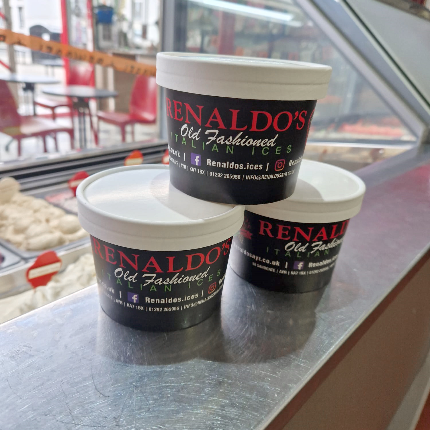 Renaldo's Ice Cream -16 Oz TUB - Collection Only