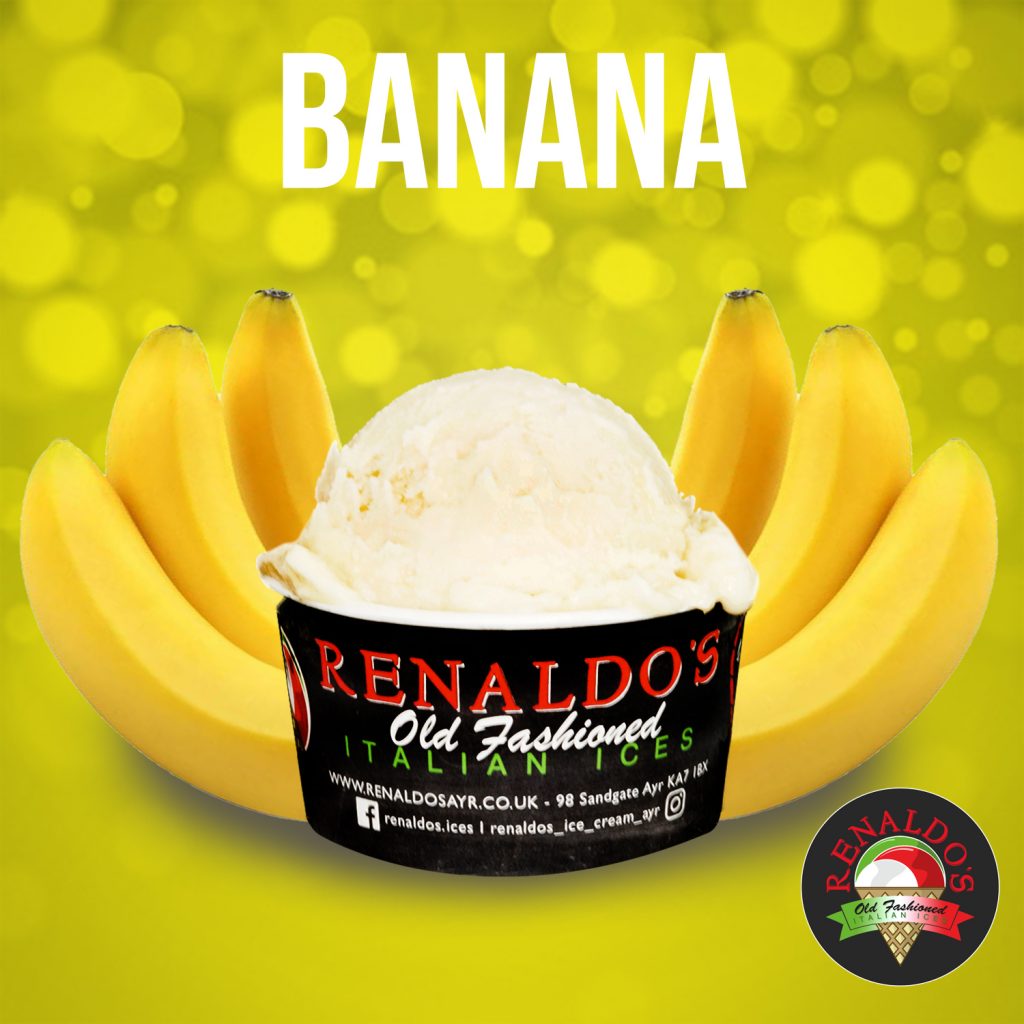 Banana Flavour ice Cream