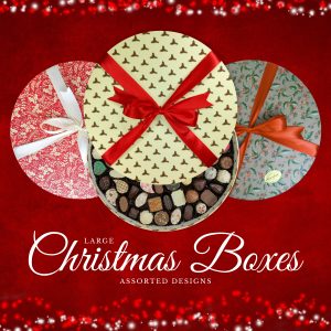 Chocolati - Christmas Large Round Box of approx 70 Chocolates
