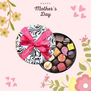 Create your own Small Round Mother's Day Box of approx 20 chocolates